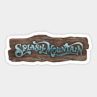 Splash Mountain Sticker